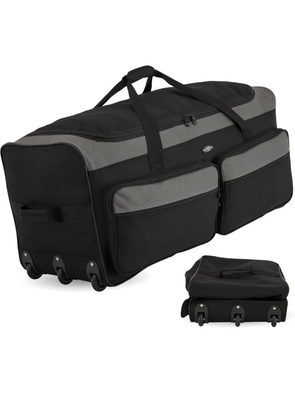 36” Rolling Duffel Bag - Lightweight, Durable, 3-Wheel Travel Luggage for